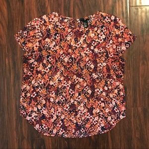 H&M Floral Print Top